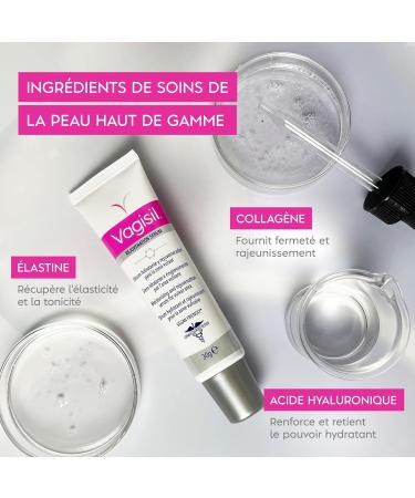 Vagisil Hydrating and Rejuvenating Serum for the Vulvar Area with Hyaluronic Acid Collagen and Elastin Hydrates Firms and Tones 30 g - Buy Online on GoSupps.com