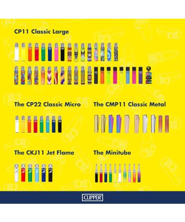 Clipper Reusable Lighter Classic Metal Refillable Lighters Silver Collection Display of 12 Units (Gift Box Included) Multi-Purpose Lighter Premium Quality Unique Packing Tool Everyday Use - Buy Online on GoSupps.com