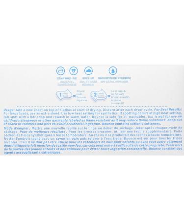 Bounce Free & Sensitive Unscented Dryer Sheets 160 ct - Hypoallergenic Fabric Softener - Buy Online on GoSupps.com