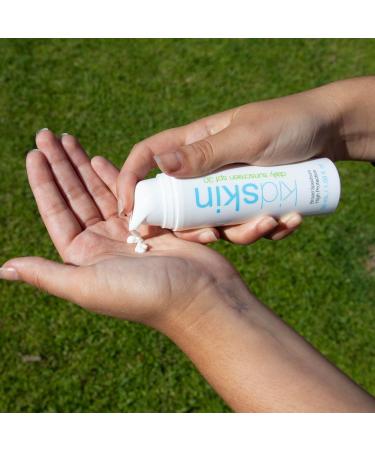 Kidskin Kids Sunscreen SPF30 | Natural UV Protection with Red Algae & Zinc Oxide | Broad Spectrum Sunblock for Kids | USA Made Safe & Effective Sun Cream - Buy Online on GoSupps.com