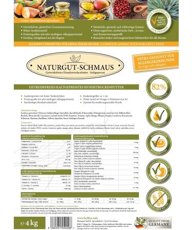 Bellfor Hypoallergenic Dog Food Set - 4 kg - 200 g - Dog Diet - 120 g - For Nutritionally Sensitive Dogs - Large Overweight Dogs - Psyllium Husks - Psyllium Powder - Buy Online on GoSupps.com