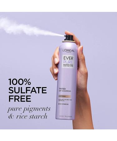 L'Oreal Paris EverPure Sulfate Free Tinted Dry Shampoo for Blonde Hair - 4 fl oz | Vegan Formula | Paraben & Gluten Free - Buy Online on GoSupps.com