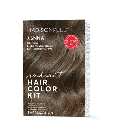 Madison Reed Radiant Hair Color Kit  Shades of Black Pack of 1 Umbria Light Brown - 7.5NNA