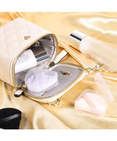 Makeup Sponge Holder Case - 3 Pcs Set for Beauty Blender, Powder Puff - Travel Storage Box (Transparent) - Buy Online on GoSupps.com