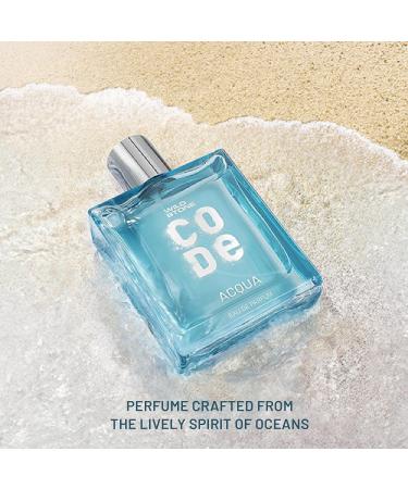 Wi'ld St'one CODE Acqua Eau De Parfum for Men 100ml|Luxury Long Lasting Fragrance|Fresh Sparkling & Energising Premium Perfume for Men - Buy Online on GoSupps.com