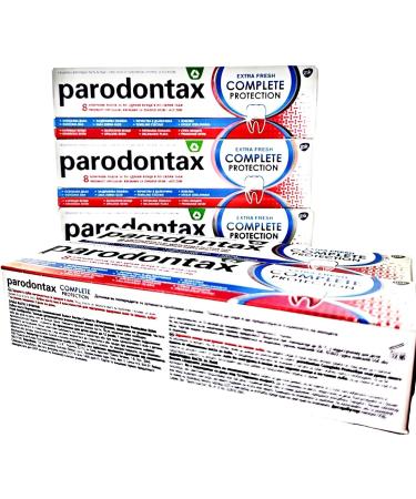 Buy 5x Parodontax Complete Protection Fluoride Toothpaste 75ml - Prevent Bleeding Gums Fight Plaque & Gingivitis - International Shipping Available - Buy Online on GoSupps.com