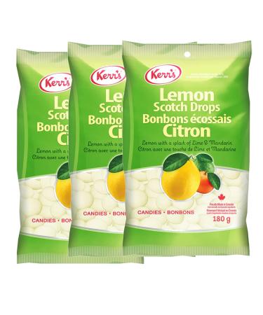 Kerr's Lemon scotch drops - kerrs pack of 3