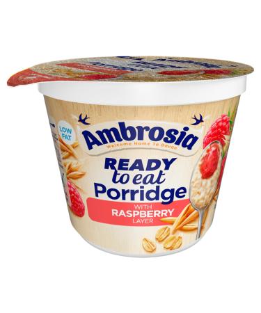 Ambrosia Raspberry Layered Ready to Eat Porridge 210g