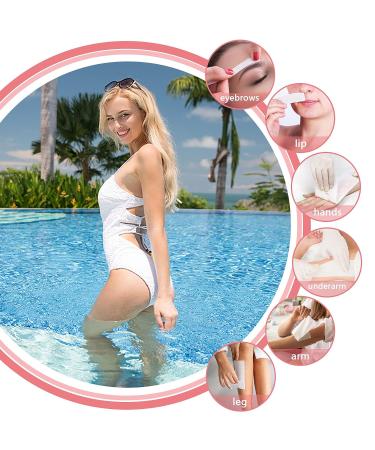 SEPGLITTER 300 ct Non Woven Wax Strips for Hair Removal - 2.8 x 7.9 Inch Face & Body Hair Cleaning - Buy Online on GoSupps.com