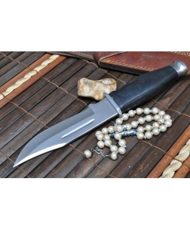 Perkin Hunting Knife with Leather Sheath - Premium KLS Outdoor Knife for Hunters - International Shipping Available - Buy Online on GoSupps.com