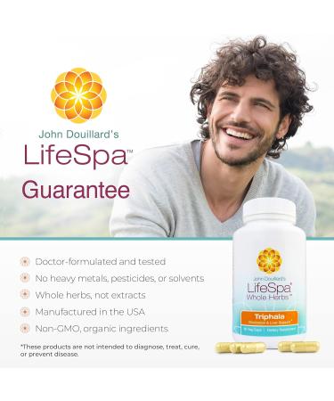 LifeSpa Whole Herbs Triphala Capsules | Colon Cleanser | Digestive Cleanse | Supports Healthy Digestion | for Relief of Constipation | 90 Capsules 500mg - Buy Online on GoSupps.com