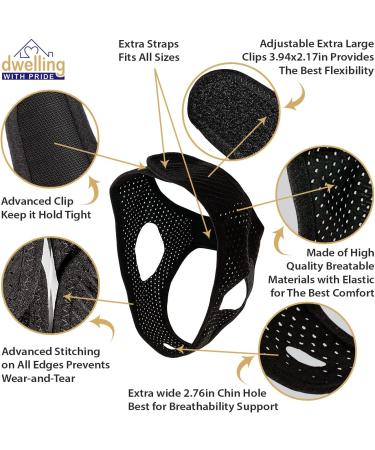 Anti Snore Chin Strap | Stop Snoring & Dry Mouth | Sleep Aid for CPAP Users | Men & Women - Buy Online on GoSupps.com