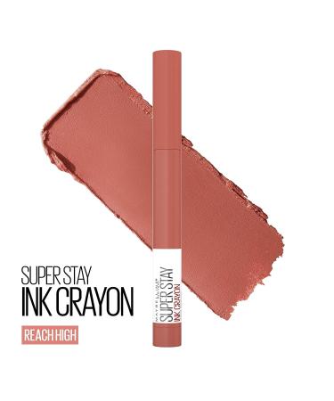 Maybelline Super Stay Ink Crayon Lipstick - Rosey Mauve, Longwear Up To 8Hrs | Precision Tip Matte Lip Crayon - Buy Online on GoSupps.com