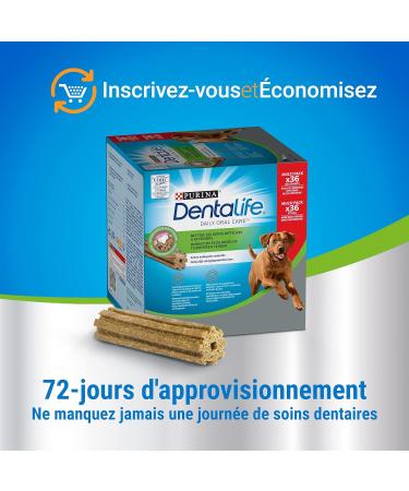 DENTALIFE Maxi Multipack for Large Dogs 72 Chew Snacks (2 x 1272g) Everyday Oral Hygiene - 1.27kg - Buy Online on GoSupps.com
