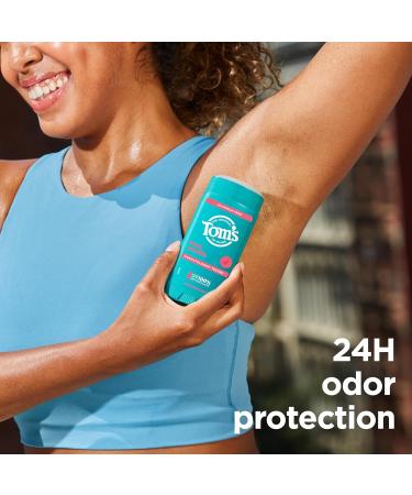 Tom s of Maine Rose Vanilla Aluminum Free Natural Deodorant For Women & Men | Goes on Clear | Odor & Wetness Protection | Naturally Derived and Moisture-Locking Ingredients | 3.25 oz Rose Vanilla 3.25 Ounce (Pack of 1) - Buy Online on GoSupps.com