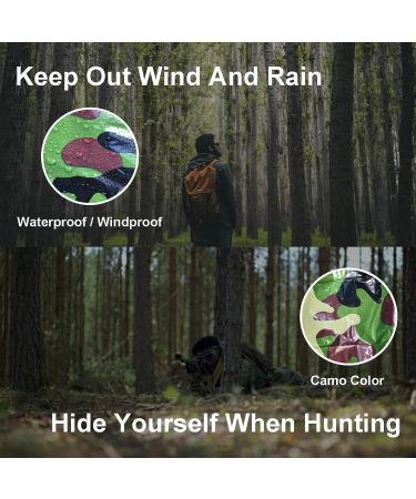 GOGOOD Camo Emergency Sleeping Bags 4 Pack - Lightweight Survival Bivvy Sack for Camping and Hiking - Stay Warm After Disasters - Portable Gear with Whistles (1 Person) - Buy Online on GoSupps.com