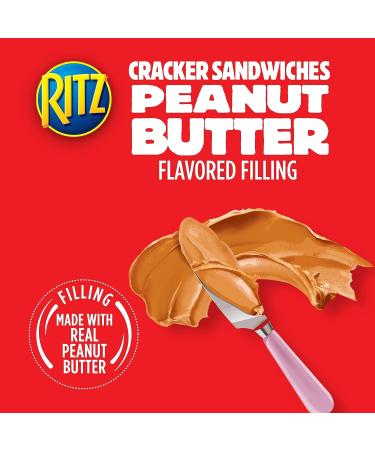 RITZ Peanut Butter Sandwich Crackers - 8 Pack, 1.38 oz Snack Packs - Buy Online on GoSupps.com