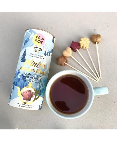 Tea Pop Different - AM Stick: Herbal & Fruit Tea Blend | Instant Hot Water Dissolve for Winter Warmth - Buy Online on GoSupps.com