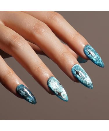 Bluesky Cat Eye Gel Nail Polish 10ml Aquamarine Dream - LSD06 Blue Soak-Off Gel Polish for 21 Day Manicure Professional Salon & Home Use Requires Curing Under UV/LED Lamp - Buy Online on GoSupps.com