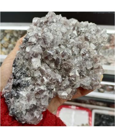 Natural Crystal Rough Crystal Cluster Amazing Natural Fisheye Calcite Quartz Crystal Ore Specimen Gem Home Degaussing Decoration Gift (Size : 700-800g) - Buy Online on GoSupps.com