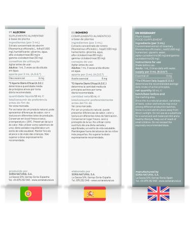  Soria Natural Soria Natural Rosemary Extract XXI - 50 ml - Buy Online on GoSupps.com