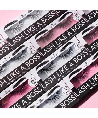 Essence Lash Like a Boss False Lashes No. 05 - Long-Lasting Volume-Giving Vegan 3 Pack | Microplastic & Perfume Free - Buy Online on GoSupps.com