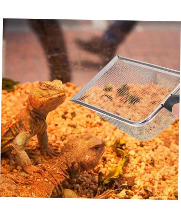 INOOMP 2 Pcs Pet Cleaning Tools Absorber Excavator Reptile Litter Cleaner Sand Seive Tank Stainless Steel 27X10X5CMx2pcs Blackx2pcs - Buy Online on GoSupps.com