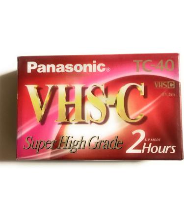 PANASONIC TC-40 VHS-C Video Tape for a VHS-C Camcorder - Buy Online on GoSupps.com