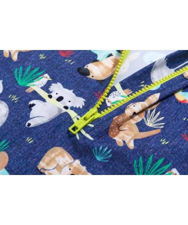 Bonverano Baby Boys Swimsuit 6-9 Months | Short-Sleeve Zipper One Piece with UPF 50+ Sun Protection - Buy Online on GoSupps.com