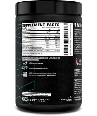 Jacked Factory Pumpsurge Max Stim Free Pre Workout - High-Performance Caffeine Free Pre Workout with L-Citrulline N03-T Arginine Nitrate & Glutathione - 40 Servings Cherry Limeade - Buy Online on GoSupps.com