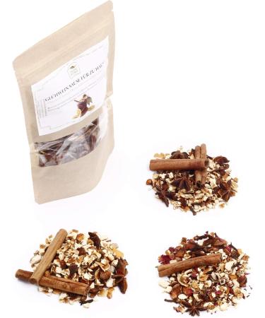  Feine W rze Mulled Wine Sauce for Home | 3 Premium Mulled Wine Spices with Recipe | Mulled Wine White Alcohol-Free Apple Punch | Gluten-Free | 85g - Buy Online on GoSupps.com