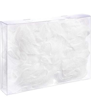 BRUBAKER Cosmetics 5x Peeling & Massage Bath Sponge - White Shower Sponge with Hanger | International Shipping - Buy Online on GoSupps.com