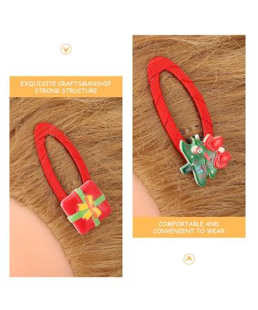 Lurrose 12-Piece Christmas Hair Clip Set - Festive Trees & Reindeer Hairpins for Women & Girls - Perfect Holiday Accessories! - Buy Online on GoSupps.com