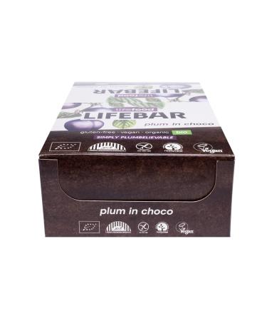 Lifefood Lifebar Inchoco RAW Vegan Energy Bars - Organic Gluten-Free No Added Sugar - 15 Pack (15 x 40g) - Healthy Chocolate Snack - Buy Online on GoSupps.com