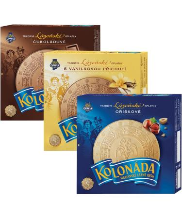  Kolonada OPAVIA Kolon da Kurortoblaten Mix of three flavors of hazelnut chocolate and vanilla 570 g - Buy Online on GoSupps.com