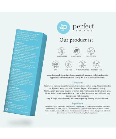 Salicylic 20% Gel Peel: Breakout & Pore Minimizer, Strength Level 2 - 15-30 Full Facial Peels - 1 fl oz - Buy Online on GoSupps.com