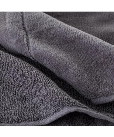 Creative Scents Cotton Fingertip Towels Set - 4 Pack - Grey | Small Extra-Absorbent Terry Towels for Bathroom | 11 x 18 Inches | Decorative and Soft | Perfect Housewarming or Guest Gift - Buy Online on GoSupps.com