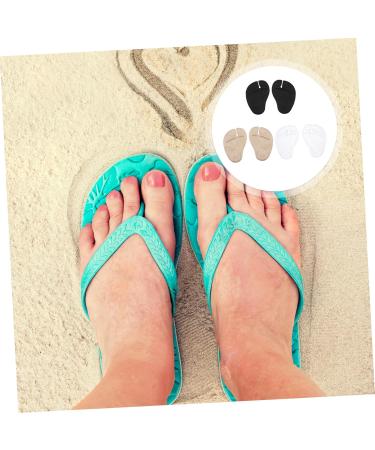 FOMIYES 6 Pairs Forefoot Pad Pinch Stickers - Black Gel Cushions for Flip-Flops & Sandals | Ultimate Toe Protector Insoles for Women & Girls - Buy Online on GoSupps.com