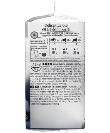 Sheba D lices du Jour Wet Food for Adult Cats - Fish Selection in Jelly | 72 x 50g Fresh Bags - Buy Online on GoSupps.com