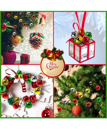 200 Piece Colorful Jingle Bells for Crafts - Small Christmas Decorative Metal Bells in 4 Colors - Ideal for Wreath, Home and Holiday Decor (0.3/0.4/0.47 inch) - Buy Online on GoSupps.com