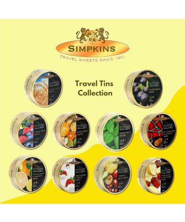 Simpkins Travel Sweet Drops - Old-Fashioned Candy in Travel Tins - Dairy-Free Sweets and Nut Free Hard Candy - Fruit Candy Travel Sweets (Barley Sugar) - Buy Online on GoSupps.com