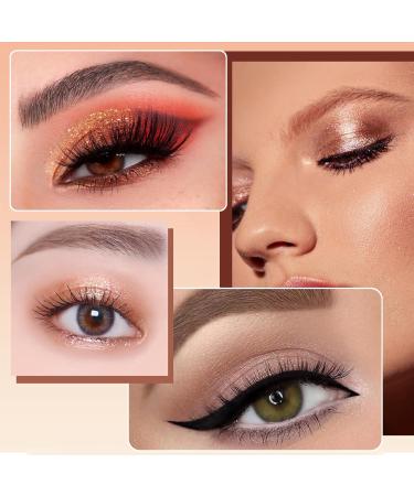 Nude Pink Brown Eyeshadow Palette - 25 Colors, Matte & Shimmer, Highly Pigmented, Hypoallergenic Eye Makeup - Oatmeal Milk Tea - Buy Online on GoSupps.com