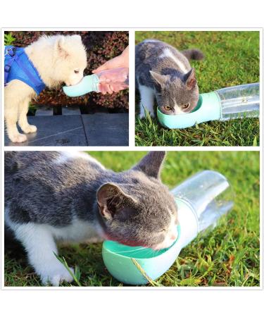 Kalimdor Leak Proof Portable Dog Water Bottle 19oz Blue - Ideal for Outdoor Walking, Hiking, and Travel - Drinking Feeder for Pets - Food Grade Plastic - Buy Online on GoSupps.com
