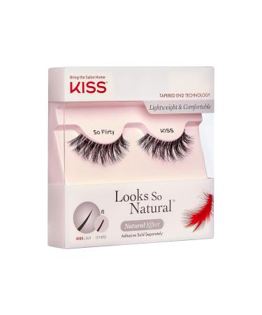 Buy KISS Looks So Natural False Eyelashes | Lightweight Reusable Cruelty-Free | Flirty Style - International Shipping Available - Buy Online on GoSupps.com