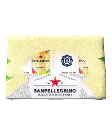 Sanpellegrino Momenti Lemon and Raspberry Sparkling Drink 24-Pack - 11.15 Fl Oz Cans - Buy Online on GoSupps.com