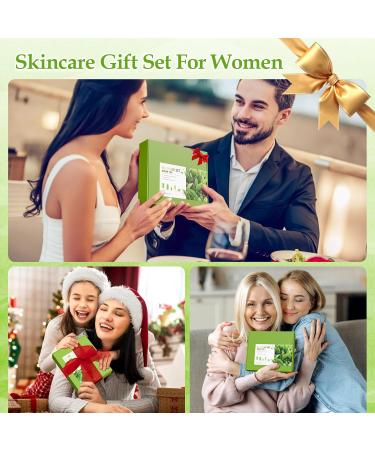 Green Tea Skin Care Set Green Tea Skin Care for Teens 10-12 Gentle Moisturizing Face Care Kit with Cleanser Toner Serum Eye Cream & Cream Travel Size Facial Kit for Women Girls Green Tea-5Pcs - Buy Online on GoSupps.com