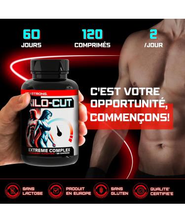 Kilo-Cut for Aesthetic Results Next Generation Solution - Garcinia Synergy Matcha L-Carnitine Choline Glucomannan - 120 Tablets - Feel Lighter and Energetic - Buy Online on GoSupps.com