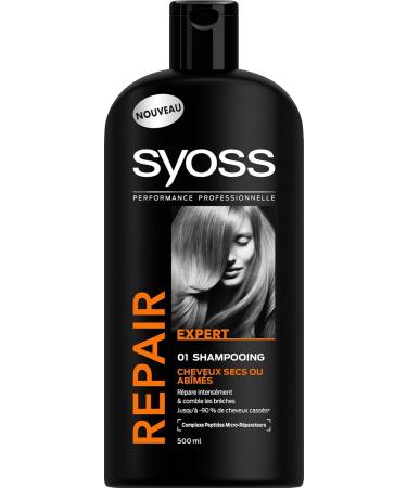 Syoss Repair Expert Shampoo 500ml - Pack of 2 | Restore & Hydrate | International Shipping - Buy Online on GoSupps.com