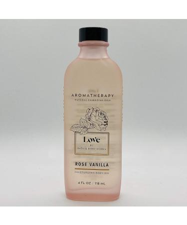 Buy Bath & Body Works Aromatherapy Love - Rose + Vanilla Nourishing Body Oil 4 Fl Oz | International Shipping Available - Buy Online on GoSupps.com