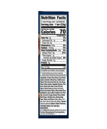 Fiber One 70 Calorie Chewy Snack Bars - Chocolate Caramel and Pretzel - 5 ct - Buy Online on GoSupps.com